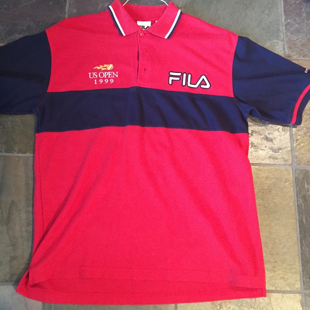 FILA US OPEN 1999 polo size large